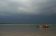 Pecheurs avant l orage